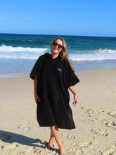 Load image into Gallery viewer, Towel Robe - Black