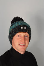 Load image into Gallery viewer, Aqua Burst Bobble Hat