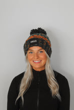 Load image into Gallery viewer, Orange Twist Bobble Hat
